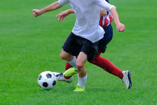 サッカーで捻挫